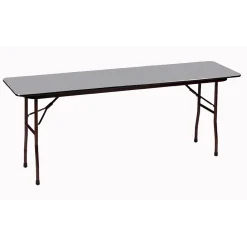 Folding Tables*Correll 96-inch Metal, Particle Board & Laminate Seminar Table, Gray Granite