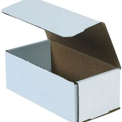 Outlet Partners Brand Corrugated Mailers, 12" x 9" x 4", White, 50/Bundle (MLR1294)