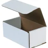 New Partners Brand Corrugated Mailers, 11" x 8" x 4", White, 50/Bundle (MLR1184)