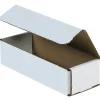 Online Partners Brand Corrugated Mailers, 14" x 6" x 4", White, 50/Bundle (M1464)