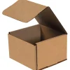 Clearance Partners Brand Corrugated Mailers, 8" x 8" x 4", Kraft, 50/Bundle (M884K)