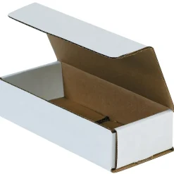 New Unbranded Corrugated Mailers, 10" x 5" x 2", White, 50/Bundle (M1052)