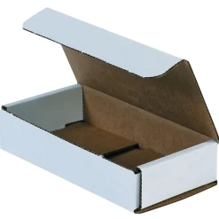 Hot Unbranded Corrugated Mailers, 10" x 6" x 2", White, 50/Bundle (M1062)