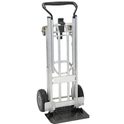 Cosco 4-in-1 Folding Series Convertible Hand Truck, 1000 lb. Capacity, Silver/Black (12323ASB1E)