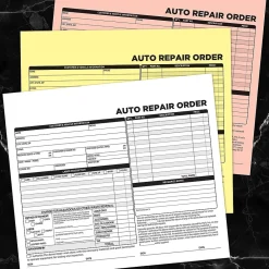 Business Forms*Cosco 3-Part Carbonless Auto Repair Order, 8.5