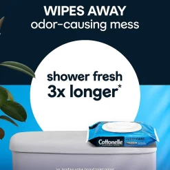 Flushable Toilet Paper Wipe, White, 42 Sheets/Pack, 8 Packs/Carton (51826)<Cottonelle Clearance