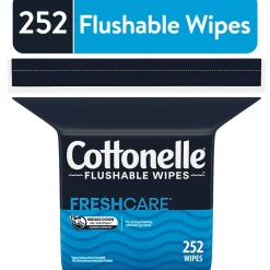 Flushable Wet Wipes, 252 Wipes/Refill (43541)<Cottonelle Discount