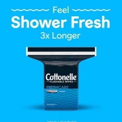 Flushable Wet Wipes, 252 Wipes/Refill (43541)<Cottonelle Discount
