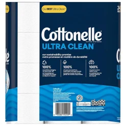 Ultra CleanCare 1-Ply Standard Toilet Paper, White, 312 Sheets/Roll, 24 Mega Rolls/Pack (53757)<Cottonelle Online