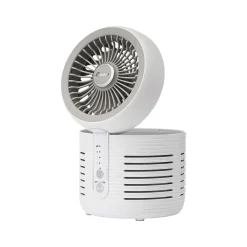 Crane True HEPA Tabletop Air Purifier, 3-Speed, White (EE-5073)