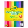 Construction Paper*Crayola 12" x 9" Construction Paper, Assorted Colors, 96 Sheets/Pack (993000)