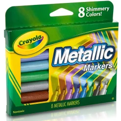 Markers|Crayola ® Metallic Markers, Pack of 8 (BIN588628)