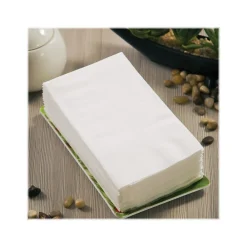 Creative Converting Better Than Linen Lunch Napkin, White, 72 Napkins/Pack (DTC913272NAP)