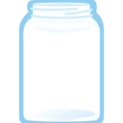 Notepads|Creative Shapes Jar Memo Pad, Multicolor, 6/Bundle (SE-36-6)