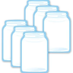 Notepads|Creative Shapes Jar Memo Pad, Multicolor, 6/Bundle (SE-36-6)