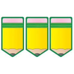 Notepads|Creative Shapes Pencil Memo Pad, Multicolored, 6/Bundle (SE-83-6)