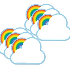 Notepads|Creative Shapes Rainbow Memo Pad, Multicolor, 6/Bundle (SE-97-6)