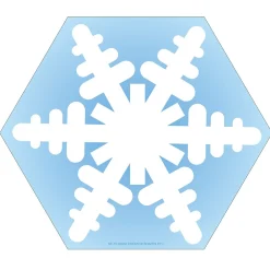Notepads|Creative Shapes Snowflake Memo Pad, Multicolor, 6/Bundle (SE-15-6)