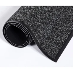 Crown Mats #155 Fore-Runner Commercial Scraper Entrance Floor Mat, 4' x 6', Gray/Silver (CWNFN0046GY)