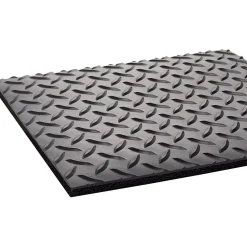 Crown Mats Industrial Deck Plate Anti-Fatigue Mat, 36" x 144", Black (CD 0312DB)