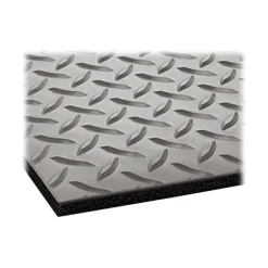 Crown Mats Industrial Deck Plate Anti-Fatigue Mat, 36" x 60", Gray (500NN)