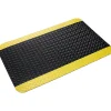 Crown Mats Industrial Deck Plate Anti-Fatigue Mat, 24" x 36", Black/Yellow (CD 0023YB)
