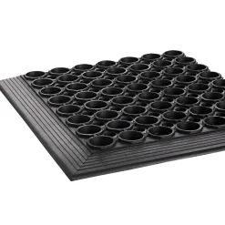 Crown Mats Safewalk-Light Anti-Fatigue Drainage Mat, 36" x 60", Black (WS CT35BK)