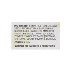 Crunchmaster Gluten Free 5-Seed Crackers, Two 10 oz. Bags/Pack (220-00757)