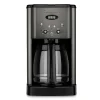 Cuisinart Brew Central 12-Cups Automatic Drip Coffee Maker, Black Stainless (DCC-1200BKSP1)