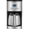 Cuisinart 12-Cups Automatic Drip Coffee Maker, Black Stainless (DCC-3400P1)