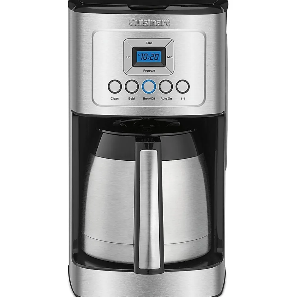 Cuisinart 12-Cups Automatic Drip Coffee Maker, Black Stainless (DCC-3400P1)