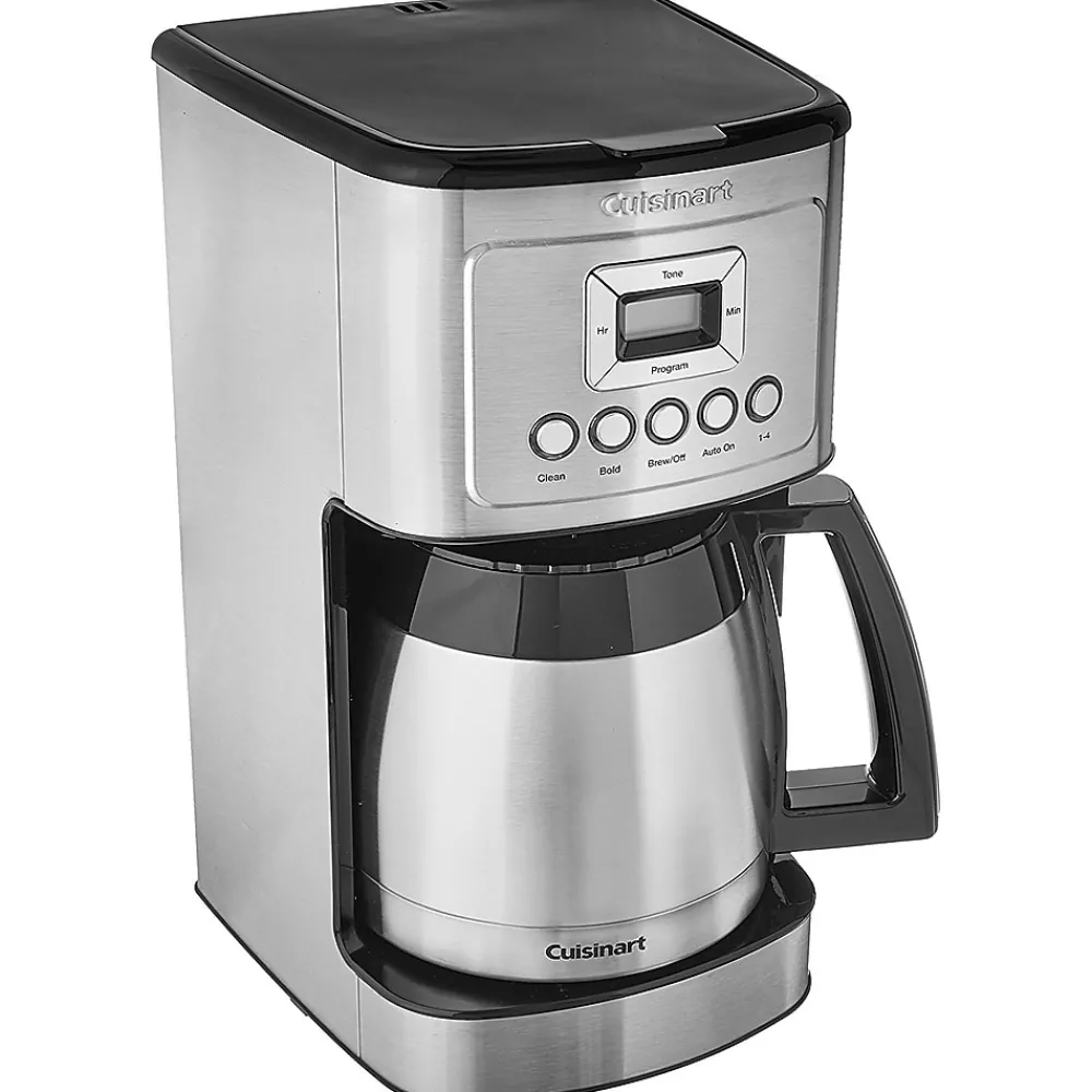 Cuisinart 12-Cups Automatic Drip Coffee Maker, Black Stainless (DCC-3400P1)