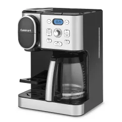 Cuisinart 12-Cups Single Serve & Automatic Drip Coffee Maker, Stainless Steel (SS-16)