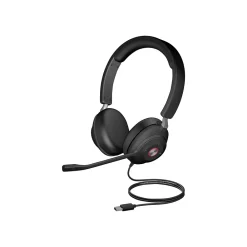 Outlet Cyber Acoustics Noise Canceling Stereo On Ear Computer Headset, Black (HS-2000)