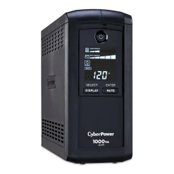 CyberPower Intelligent 1000VA UPS Battery Backup and Surge Protector, 9-Outlets, Black (CP1000AVRLCD)