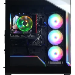 Online CyberPowerPC Gamer Master Gaming Desktop Computer, AMD Ryzen 5 8600G, 16GB DDR5 Memory, 2TB SSD (GMAI3200CPG)