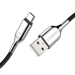 Armored 2.0 USB-C to USB-A Charge and Sync Cable, 6', Black (CY2682PCUSA)<Cygnett Online