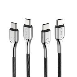 Armored 2.0 USB-C to USB-C Charge and Sync Cable, 6', Black (CY2678PCTYC)<Cygnett Sale