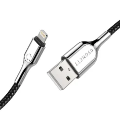 Armored Lightning to USB Charge and Sync Cable, 9', Black (CY2671PCCAL)<Cygnett Clearance