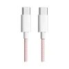 Cool Cables USB Type-C to USB Type-C Charging Cable, 3 ft., Pink (CC-PINK)<3D Luxe Clearance
