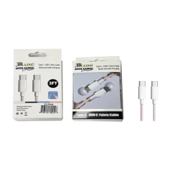 Cool Cables USB Type-C to USB Type-C Charging Cable, 3 ft., Pink (CC-PINK)<3D Luxe Clearance