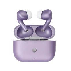 Pro Wireless Noise Canceling Earbuds, Bluetooth, Satin Purple (Pro-Satin-Purple)<3D Luxe Outlet