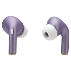 Pro Wireless Noise Canceling Earbuds, Bluetooth, Satin Purple (Pro-Satin-Purple)<3D Luxe Outlet