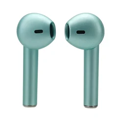 TWS Wireless Earbuds, Bluetooth, Satin Teal (TWS-Satin-Teal)<3D Luxe