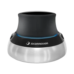 Clearance 3Dconnexion SpaceMouse Wired Ambidextrous USB Mouse, Black/Silver (3DX-700059)