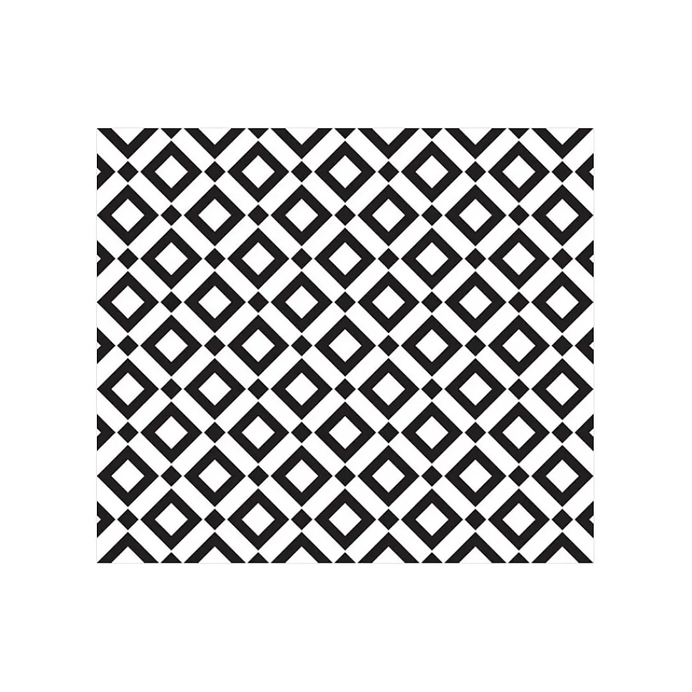 Chair Mats*Deflect-O FashionMat Black Diamond Hard Floor Chair Mat, Low-Pile, Black/White (CM3540BD)