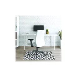 Chair Mats*Deflect-O FashionMat Black Diamond Hard Floor Chair Mat, Low-Pile, Black/White (CM3540BD)