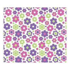 Chair Mats*Deflect-O FashionMat Lazy Daisies Hard Floor Chair Mat, 35" x 40", Low-Pile, Multicolor (CM3540LD)