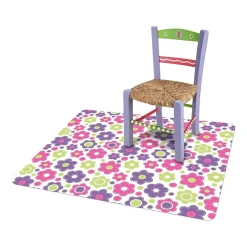 Chair Mats*Deflect-O FashionMat Lazy Daisies Hard Floor Chair Mat, 35