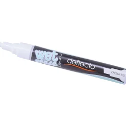Markers|Deflect-O Wet Erase Marker, Chisel Point, White, 4/Pack (SMA510-V4-WT)